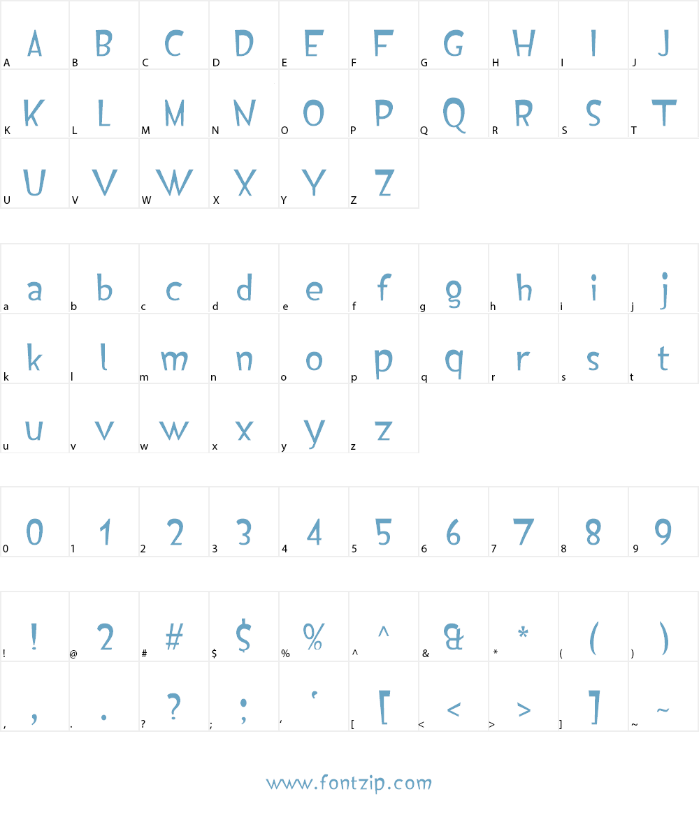 Isildur High Font Character